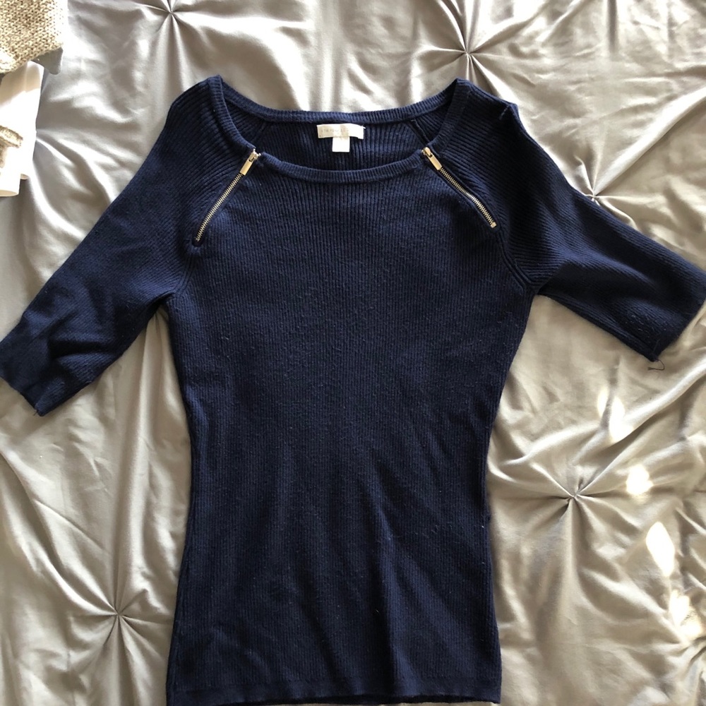 Fitted Navy Sweater from NY&Co, Size Small